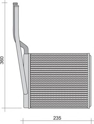 MAGNETI MARELLI 350218257000 -  Теплообменник, отопление салона